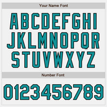 Load image into Gallery viewer, Custom White Teal Pink-Black Gradient Vertical Stripe Argentina Style Authentic Baseball Jersey