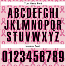 Load image into Gallery viewer, Custom Pink Black 3D Pink Ribbon Breast Cancer Awareness Month Women Health Care Support Performance Polo Shirt