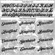 Charger l'image dans la galerie, Custom White Black-Steel Gray 3D Bowling Abstract Liquid Performance Polo Shirt