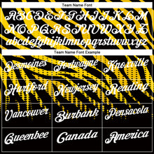 Загрузить изображение в средство просмотра галереи, Custom Black Yellow-White 3D Bowling Dot Performance Polo Shirt