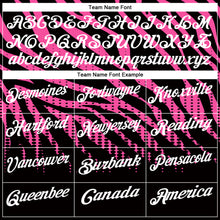 Load image into Gallery viewer, Custom Black Pink-White 3D Bowling Dot Performance Polo Shirt