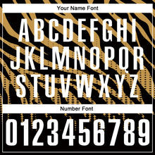 Загрузить изображение в средство просмотра галереи, Custom Black Old Gold-White 3D Bowling Dot Performance Polo Shirt