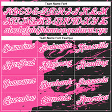 Загрузить изображение в средство просмотра галереи, Custom Black Pink-White 3D Bowling Splash Ink Performance Polo Shirt