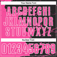 Загрузить изображение в средство просмотра галереи, Custom Black Pink-White 3D Bowling Splash Ink Performance Polo Shirt