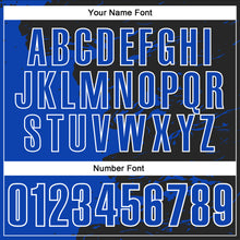 Загрузить изображение в средство просмотра галереи, Custom Black Thunder Blue-White 3D Bowling Splash Ink Performance Polo Shirt