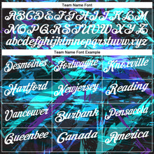 Load image into Gallery viewer, Custom Black White 3D Bowling Abstract Grunge Art Performance Polo Shirt