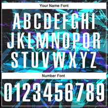 Load image into Gallery viewer, Custom Black White 3D Bowling Abstract Grunge Art Performance Polo Shirt