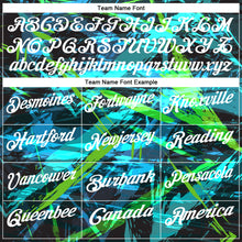 Load image into Gallery viewer, Custom Black White 3D Bowling Abstract Grunge Art Performance Polo Shirt