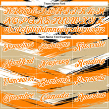 Загрузить изображение в средство просмотра галереи, Custom Vegas Gold Bay Orange-Black 3D Bowling Abstract Grunge Art Performance Polo Shirt