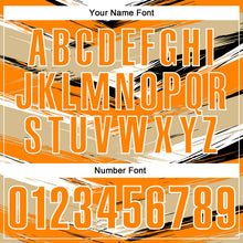 Загрузить изображение в средство просмотра галереи, Custom Vegas Gold Bay Orange-Black 3D Bowling Abstract Grunge Art Performance Polo Shirt