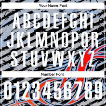 Load image into Gallery viewer, Custom Gray Black Red-Light Blue 3D Bowling Line Performance Polo Shirt