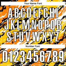 Загрузить изображение в средство просмотра галереи, Custom Black Bay Orange-Gold 3D Bowling Abstract Grunge Art Performance Polo Shirt