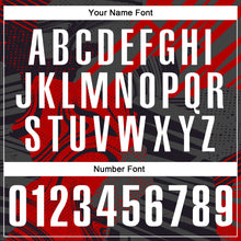 Загрузить изображение в средство просмотра галереи, Custom Black White-Red 3D Bowling Abstract Grunge Art Performance Polo Shirt