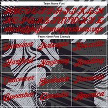 Загрузить изображение в средство просмотра галереи, Custom Black Red-Gray 3D Bowling Abstract Grunge Art Performance Polo Shirt