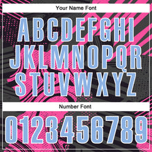 Загрузить изображение в средство просмотра галереи, Custom Black Light Blue-Pink 3D Bowling Abstract Grunge Art Performance Polo Shirt