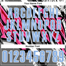 Загрузить изображение в средство просмотра галереи, Custom Black Light Blue Gray-Pink 3D Bowling Abstract Grunge Art Performance Polo Shirt