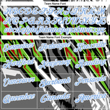 Загрузить изображение в средство просмотра галереи, Custom Black Light Blue Gray Neon Green-Red 3D Bowling Abstract Grunge Art Performance Polo Shirt