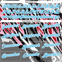 Загрузить изображение в средство просмотра галереи, Custom Black Sky Blue Gray Light Pink-Red 3D Bowling Abstract Grunge Art Performance Polo Shirt