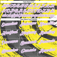 Загрузить изображение в средство просмотра галереи, Custom Light Yellow Light Purple-Steel Gray 3D Bowling Splash Ink Performance Polo Shirt