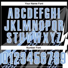 Загрузить изображение в средство просмотра галереи, Custom Black Light Blue-White 3D Bowling Geometric Shape Performance Polo Shirt