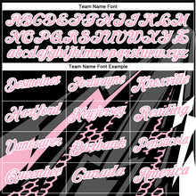 Загрузить изображение в средство просмотра галереи, Custom Black Light Pink-White 3D Bowling Geometric Shape Performance Polo Shirt