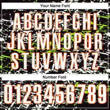 Загрузить изображение в средство просмотра галереи, Custom Black Neon Green-Orange 3D Bowling Abstract Grunge Art Performance Polo Shirt