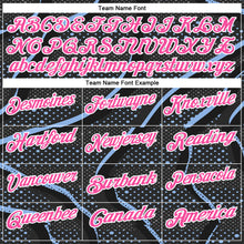 Загрузить изображение в средство просмотра галереи, Custom Black Pink-Light Blue 3D Bowling Dot Performance Polo Shirt