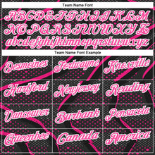 Загрузить изображение в средство просмотра галереи, Custom Black Pink-Hot Pink 3D Bowling Dot Performance Polo Shirt