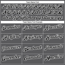 Load image into Gallery viewer, Custom Steel Gray Black-White 3D Bowling Tattoos Performance Polo Shirt