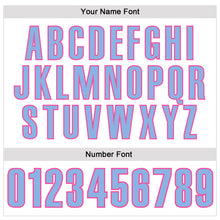 Загрузить изображение в средство просмотра галереи, Custom White Light Blue-Pink 3D Bowling Performance Polo Shirt