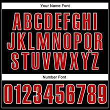 Load image into Gallery viewer, Custom Black Red-White 3D American Flag Performance Polo Shirt