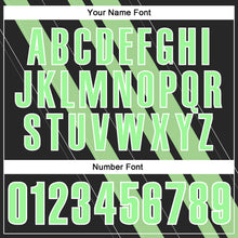 Загрузить изображение в средство просмотра галереи, Custom Black Pea Green-White 3D Bowling Line Shape Performance Polo Shirt