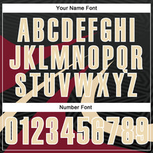 Загрузить изображение в средство просмотра галереи, Custom Black Cream-Crimson 3D Bowling Geometric Shape Performance Polo Shirt