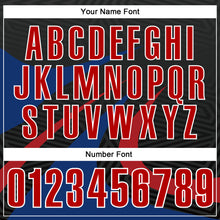 Загрузить изображение в средство просмотра галереи, Custom Black Red-Royal 3D Bowling Geometric Shape Performance Polo Shirt