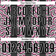 Загрузить изображение в средство просмотра галереи, Custom Black Pink-White 3D Bowling Geometric Shape Performance Polo Shirt