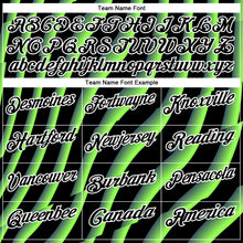 Загрузить изображение в средство просмотра галереи, Custom Black Neon Green-White 3D Bowling Geometric Shape Performance Polo Shirt