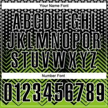 Загрузить изображение в средство просмотра галереи, Custom Black Neon Green-Gray 3D Bowling Geometric Shape Performance Polo Shirt