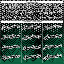 Загрузить изображение в средство просмотра галереи, Custom Black Kelly Green-Gray 3D Bowling Geometric Shape Performance Polo Shirt