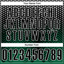 Загрузить изображение в средство просмотра галереи, Custom Black Kelly Green-Gray 3D Bowling Geometric Shape Performance Polo Shirt