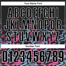 Загрузить изображение в средство просмотра галереи, Custom Black Light Blue-Pink 3D Bowling Abstract Grunge Art Performance Polo Shirt