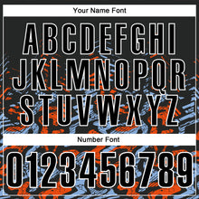 Загрузить изображение в средство просмотра галереи, Custom Black Light Blue-Orange 3D Bowling Abstract Grunge Art Performance Polo Shirt