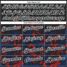 Загрузить изображение в средство просмотра галереи, Custom Black Royal-Red 3D Bowling Abstract Grunge Art Performance Polo Shirt