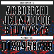 Загрузить изображение в средство просмотра галереи, Custom Black Royal-Red 3D Bowling Abstract Grunge Art Performance Polo Shirt