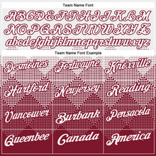 Laden Sie das Bild in den Galerie-Viewer, Custom White Crimson 3D Pattern Design Gradient Square Shape Performance Polo Shirt