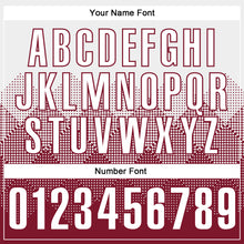 Laden Sie das Bild in den Galerie-Viewer, Custom White Crimson 3D Pattern Design Gradient Square Shape Performance Polo Shirt