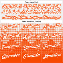 Загрузить изображение в средство просмотра галереи, Custom White Orange 3D Pattern Design Gradient Square Shape Performance Polo Shirt