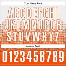 Загрузить изображение в средство просмотра галереи, Custom White Orange 3D Pattern Design Gradient Square Shape Performance Polo Shirt