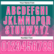 Charger l'image dans la galerie, Custom Teal Pink-White 3D Pattern Design Gradient Square Shape Performance Polo Shirt