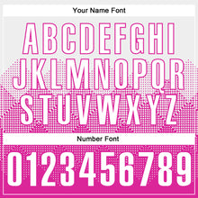 Laden Sie das Bild in den Galerie-Viewer, Custom White Deep Pink 3D Pattern Design Gradient Square Shape Performance Polo Shirt