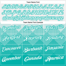 Laden Sie das Bild in den Galerie-Viewer, Custom White Aqua 3D Pattern Design Gradient Square Shape Performance Polo Shirt